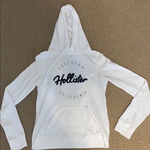 White Hollister Hoodie